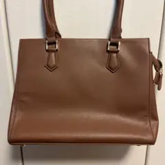 ブラウン レザー ハンドバッグ