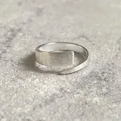 8号 シルバー925 指輪 古着 Silver925 マット メンズアクセ
