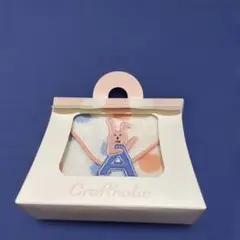 Craftholic ウサギ刺繍ハンカチ 約23x23cm