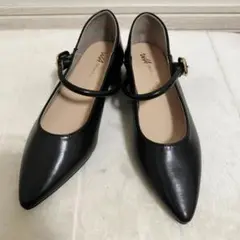 【超美品】Oriental Traffic 黒 ポインテッドトゥ レザー