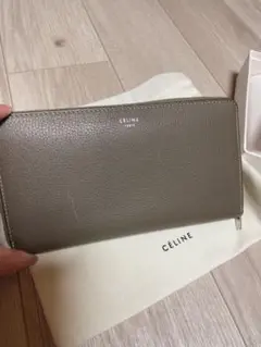 CELINE セリーヌ 長財布 旧ロゴ ラウンドジップウォレット 美品