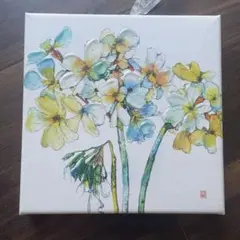 Sofia Miller 花の絵画 手刺繍