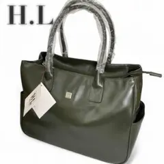 【新品未使用】アッシュエル　H.L　フェイクレザーバッグ　トートバッグ　タグ付き