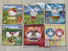 『新品・未開封』ハローキティ ご当地 ハンカチ　6枚　まとめ売り　サンリオ