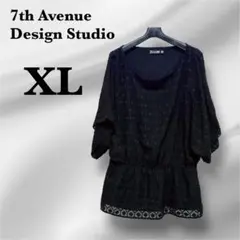 7th Avenue Design Studio 【XL】ブラックチュニック