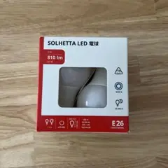 SOLHETTA LED電球 E26 810lm 6500K
