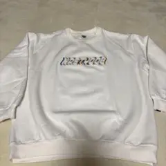ナスティードッグホワイトスウェット