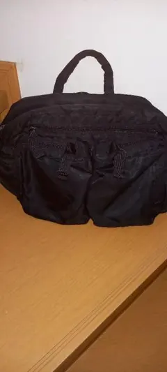 パパ ママ必須!!!ボディバッグ スマイル柄内張り