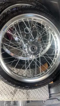 某有名ショップの　ＧＳ４００　Ｈリム　スポークホイール　銀/ シルバー 銀　格安 楽天市場】GS400 スポーク ホイール Hリム 銀 前後セット