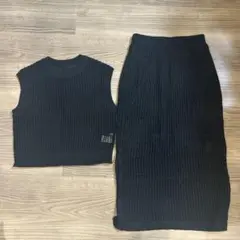 新品★GU ブラック セットアップ S