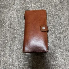 栃木レザー iPhone8ケース カードポケット付き