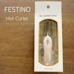 未使用 FESTINO Hot Eyelash Curler ホワイト