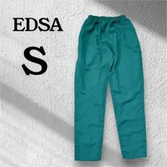 EDSA 【S】グリーンパンツ レディース　ボトムス　長ズボン