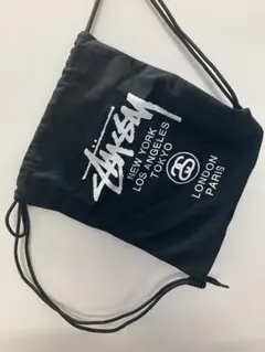 新品/未使用/ STUSSY ステューシー ナップサック リュック ブラック