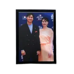 ★激安　ドジャース大谷翔平　田中真美子　2025レッドカーペットポスターNo.1