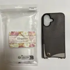 Elegante iPhone 16ケース ショルダーストラップ付き