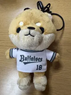 バファローズ マスコット ぬいぐるみ 山本18番