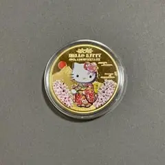 ハローキティ エリザベス女王 ゴールド コイン メダル ゴルフマーカー