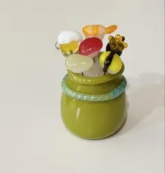お寿司で乾杯♪ガラス　お飾りまち針とちび小瓶