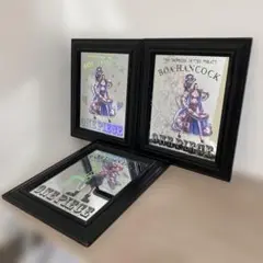 ポートガス・D・エース× ボアハンコック　アートプリント フレーム付　鏡　3枚