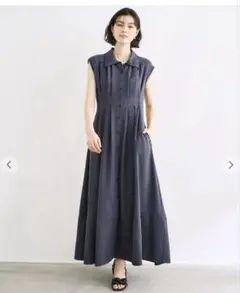 COCODEAL ココディール　ノースリーブシャツワンピ