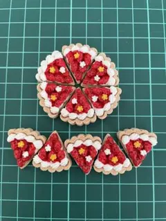 いちごケーキ ミニチュア 樹脂製