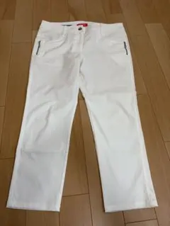 マリクレール　marie claire スポーツ 3L ホワイトパンツ