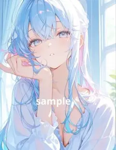 AIイラスト 美女 A4ポスター I63