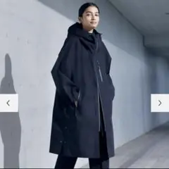 ユニクロ×Theory ブロックテックコート M ブラック　セオリーuniqlo