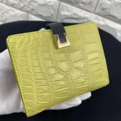 ナイルクロコダイル、２つ折り財布、ボックス型コインケース、カードケース欠品