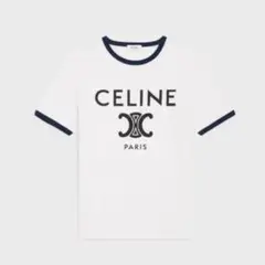 (美品) CELINE ロゴ Tシャツ