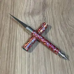 【新品未使用】上級者用カービングナイフ 赤