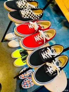 私物　キムタク着　VANS スニーカー　26.5 同型同色　チェッカー　era