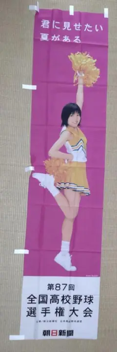 第87回　全国高校野球選手権大会　のぼり旗　鈴木杏　甲子園　君に見せたい夏がある