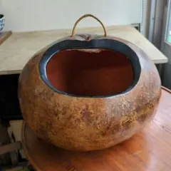 茶道具、ふくべ炭取、白、みち番ね 茶道具、ふくべ炭取、白、みち番ね - メルカリ