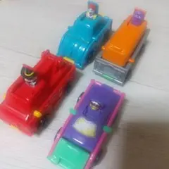 1997年　マクドナルド　リバーシブルカー　ハッピーセット　4点セット