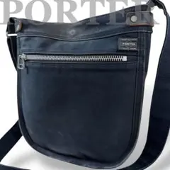 美品　ポーター　ネイキッド　 BOOK BAG ショルダーバッグ　斜めがけ　黒