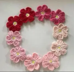 花モチーフ　10枚セット