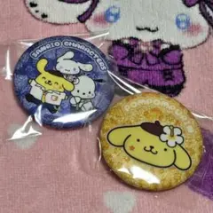 サンリオ グリッター缶バッジ