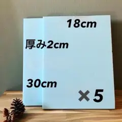 【スタイロフォーム】18×30cmくらい5枚