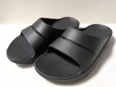 ウーフォス oofos サンダル　ブラック 25cm 試着のみ