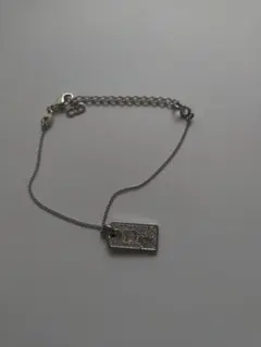 クリスチャン ディオール ラインストーン ブレスレット Dior プレート