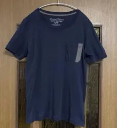 未使用 RUPERT リリック ピマコットン Tシャツ カットソー Ｍ ネイビー