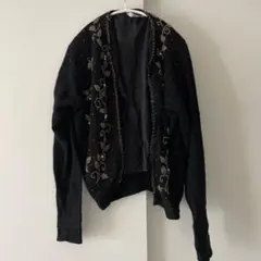 ビーズカーディガン