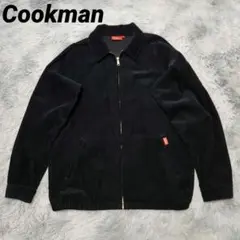 Cookman クックマン コーデュロイブルゾン コーチジャケット 黒ブラッ