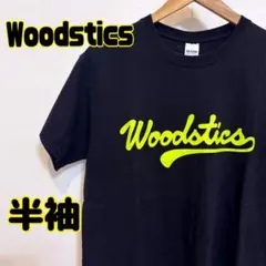 WANIMA - Woodstics　ロゴ　Ｔシャツ　ブラックｘグリーン WANIMA - Woodstics ロゴ Tシャツ ブラックxグリーンの通販 by