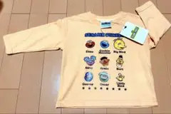 【定価２２００円】セサミストリート Tシャツ 90サイズ オレンジ　希少