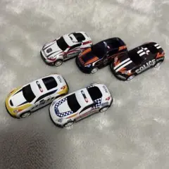警察デザイン　ミニカー　5台セット
