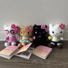 【新品未使用】ハローキティマスコット　XOXOギャル　4種セット
