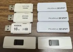 中古USBメモリ 8点まとめ売り